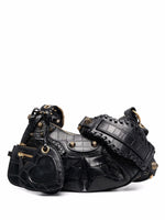 Black Le Cagole XS Leather Shoulder Bag 1
