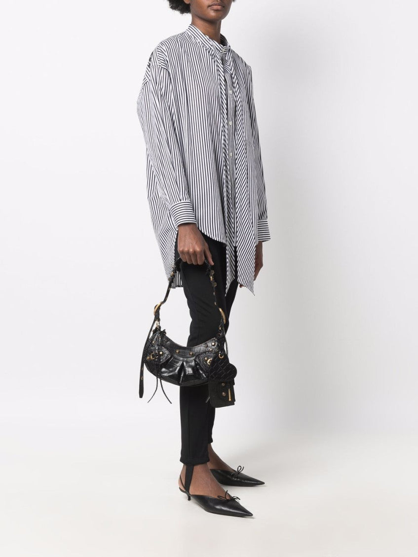 Black Le Cagole XS Leather Shoulder Bag 2