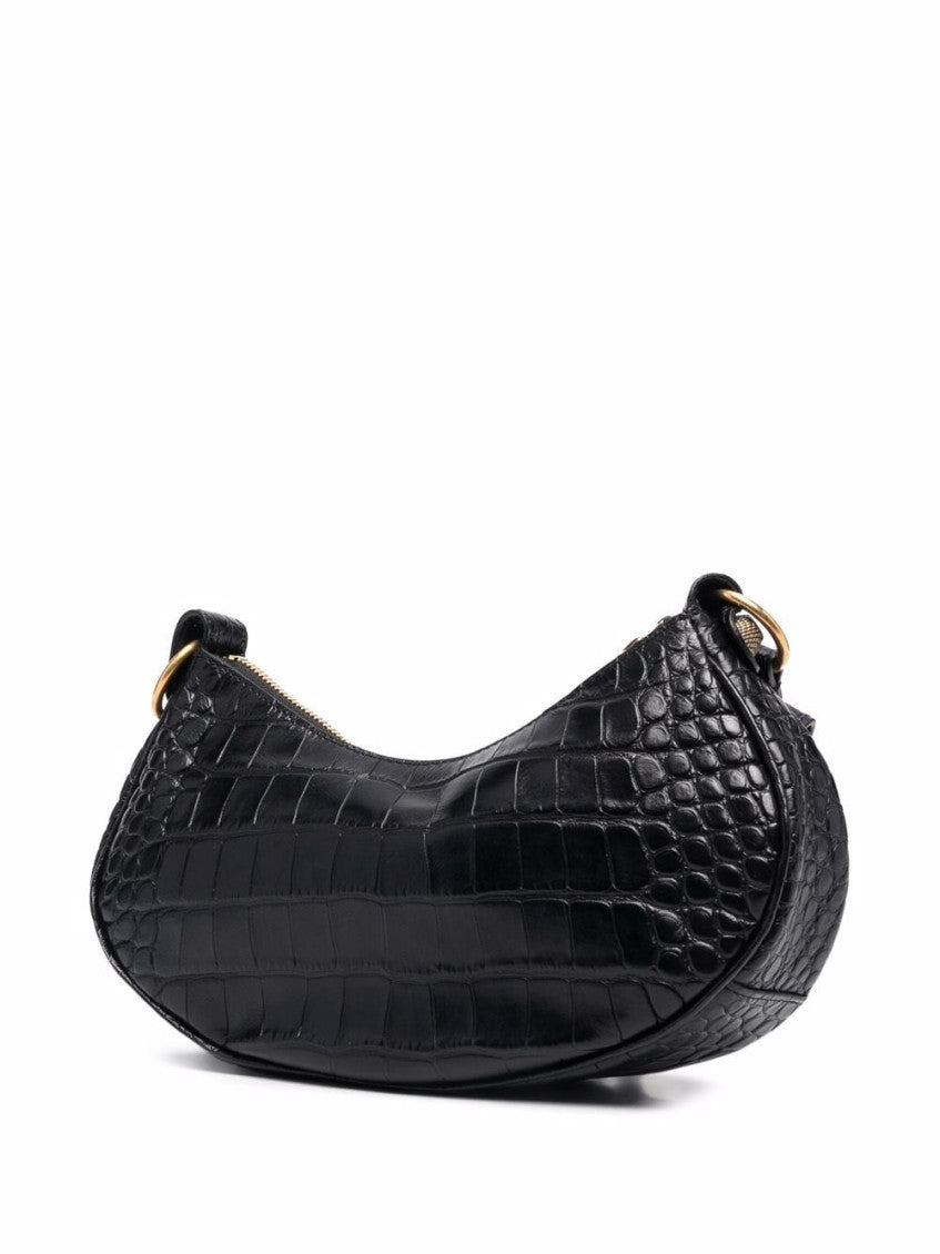 Black Le Cagole XS Leather Shoulder Bag 3