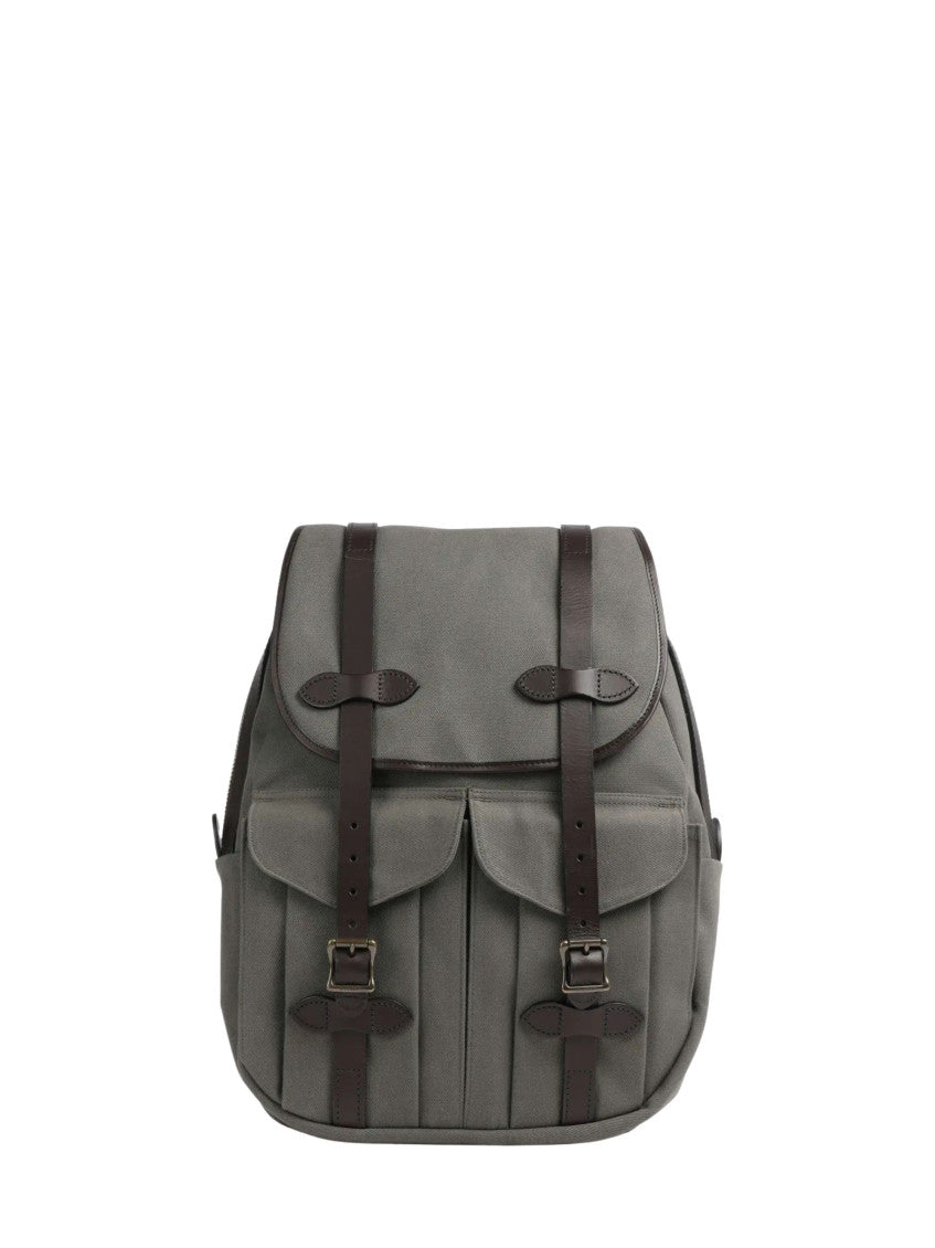 Green Twill Backpack 1