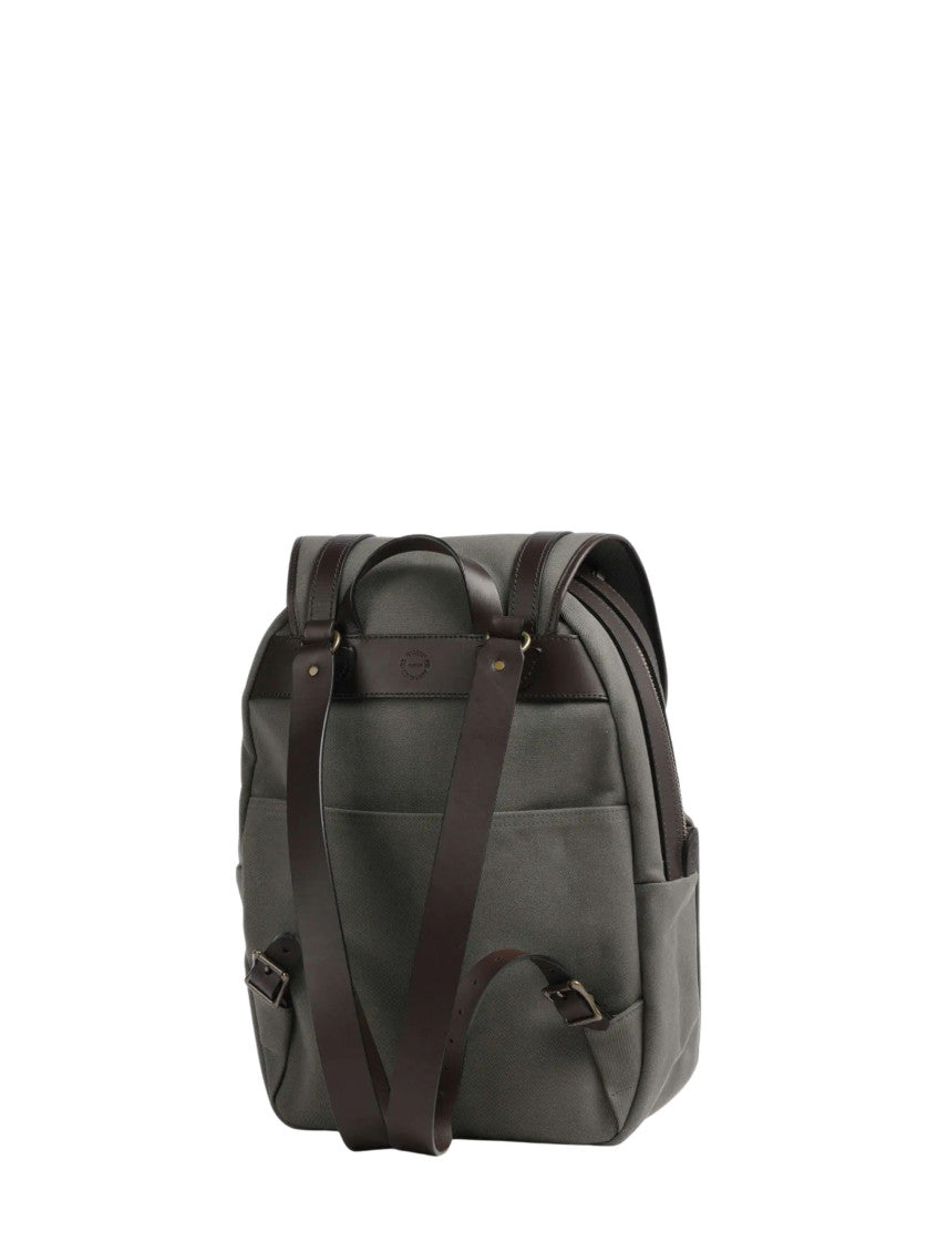 Green Twill Backpack 2