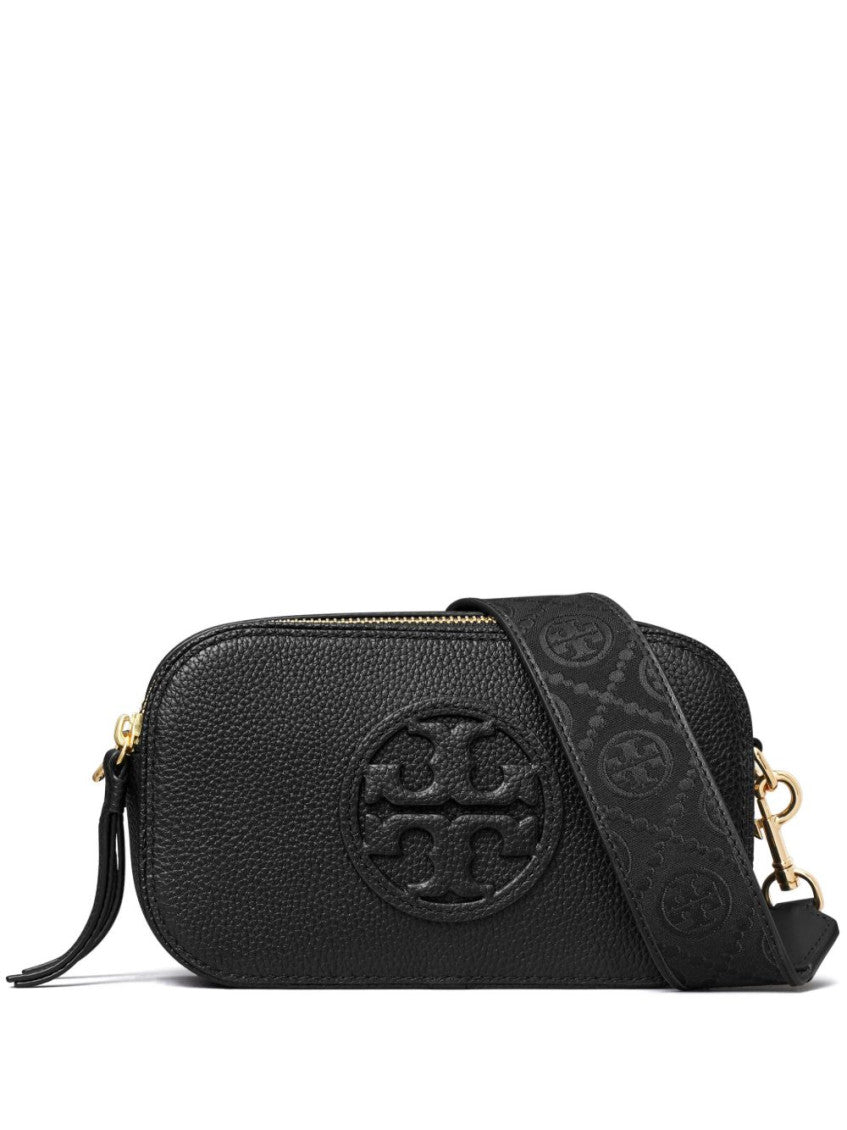 Black Miller mini leather camera bag 1