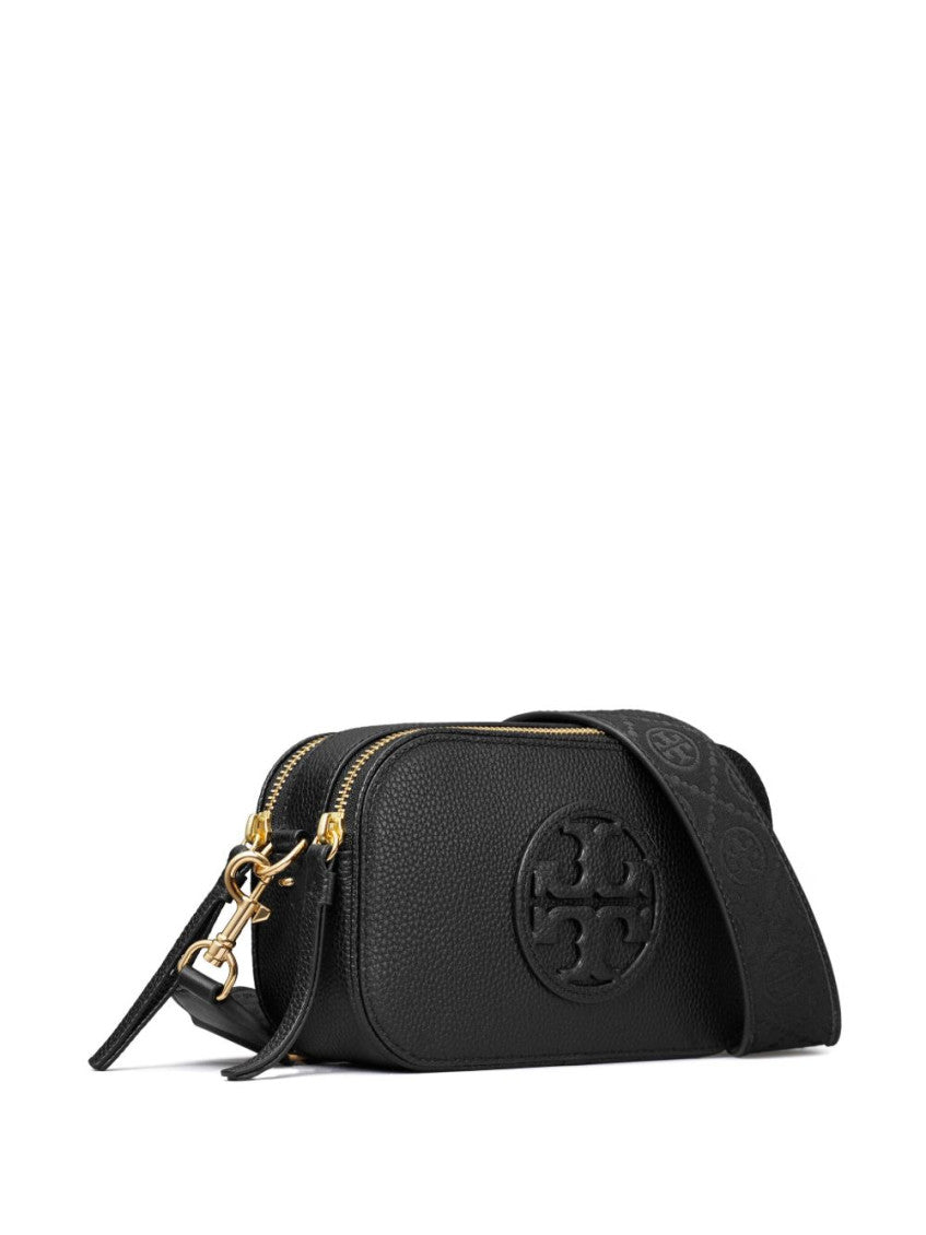 Black Miller mini leather camera bag 2