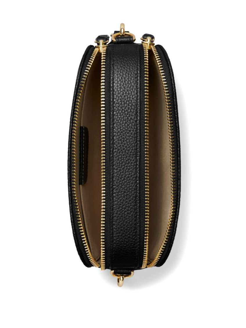 Black Miller mini leather camera bag 3