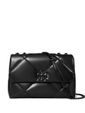 Black Kira Diamond Shoulder Bag 1