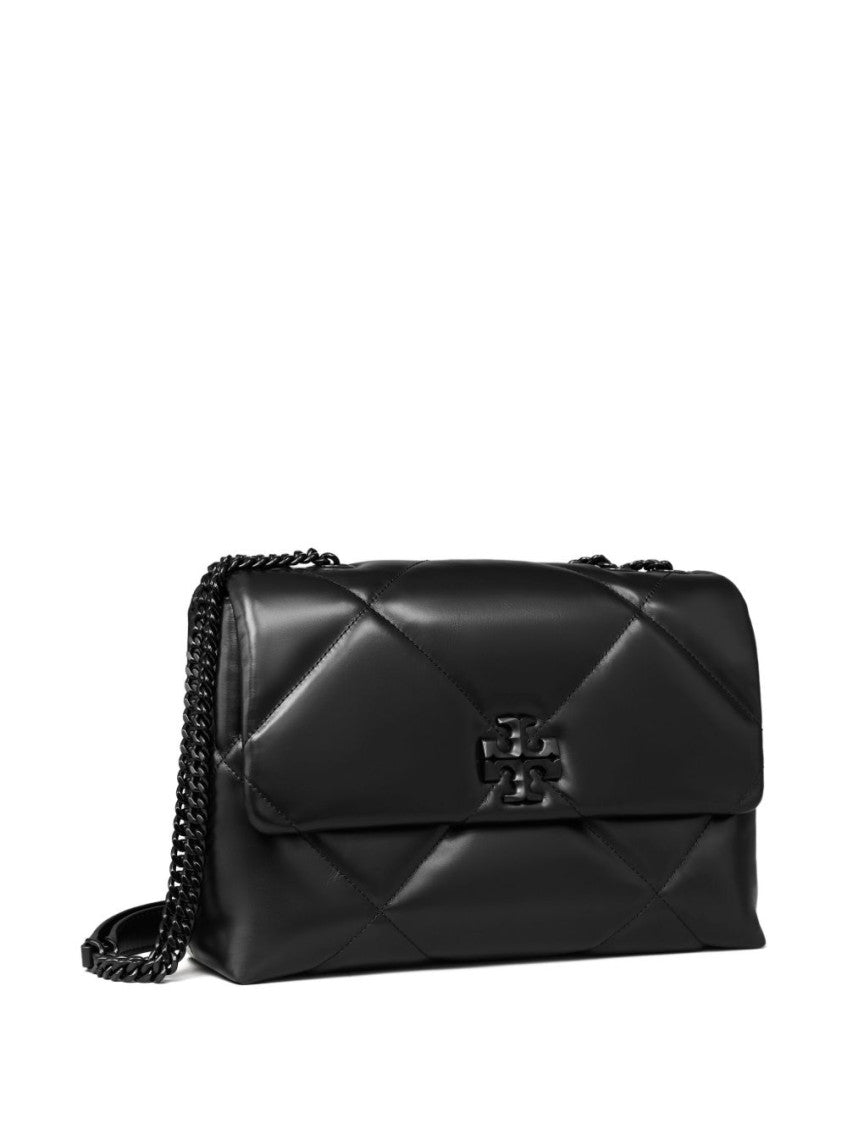 Black Kira Diamond Shoulder Bag 2