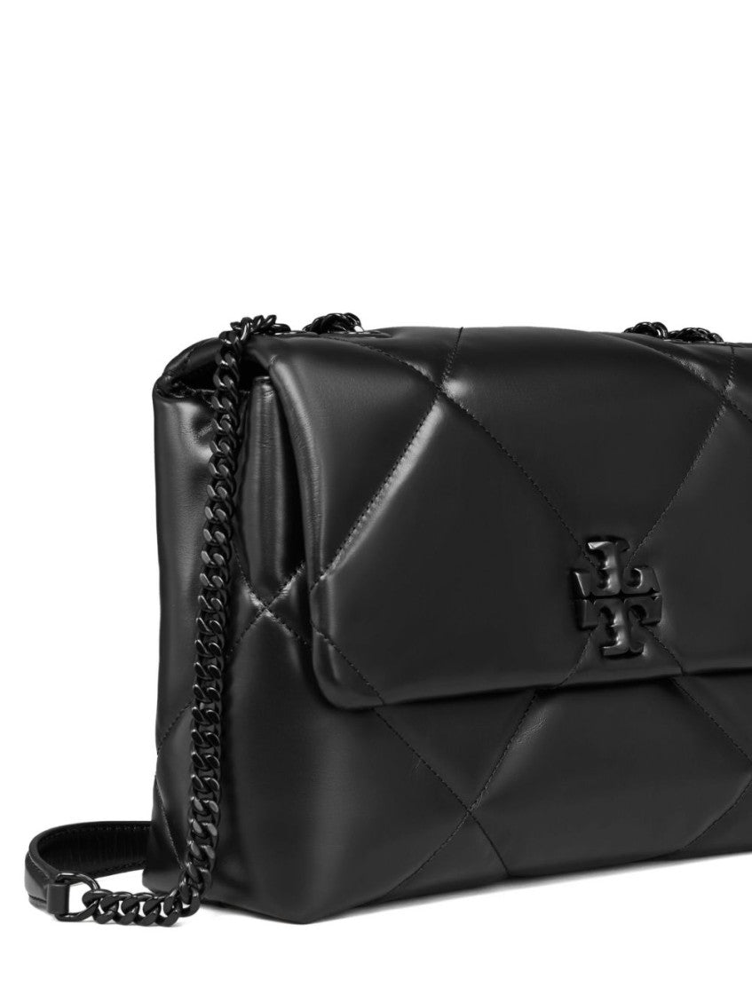Black Kira Diamond Shoulder Bag 3