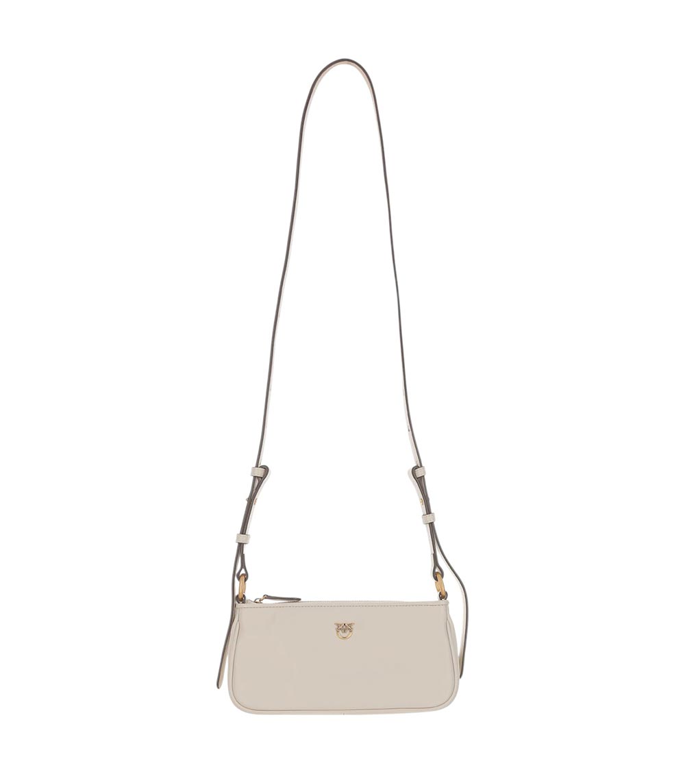 White Half Moon Mini Crossbody Bag 1
