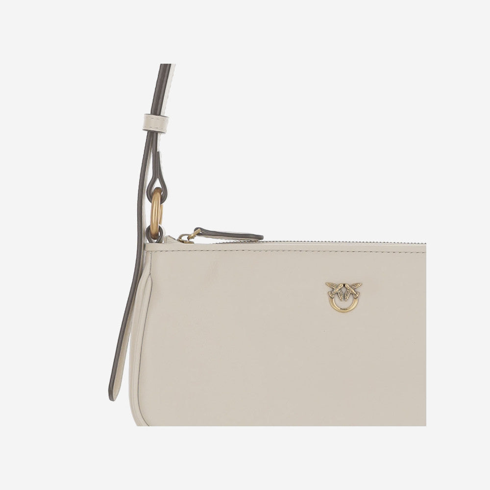 White Half Moon Mini Crossbody Bag 4