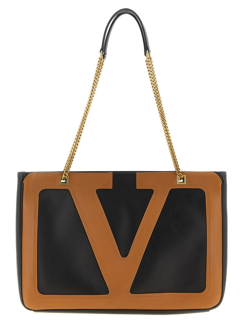Brown 'Viva Superstar' Midi Top Zip Tote 1