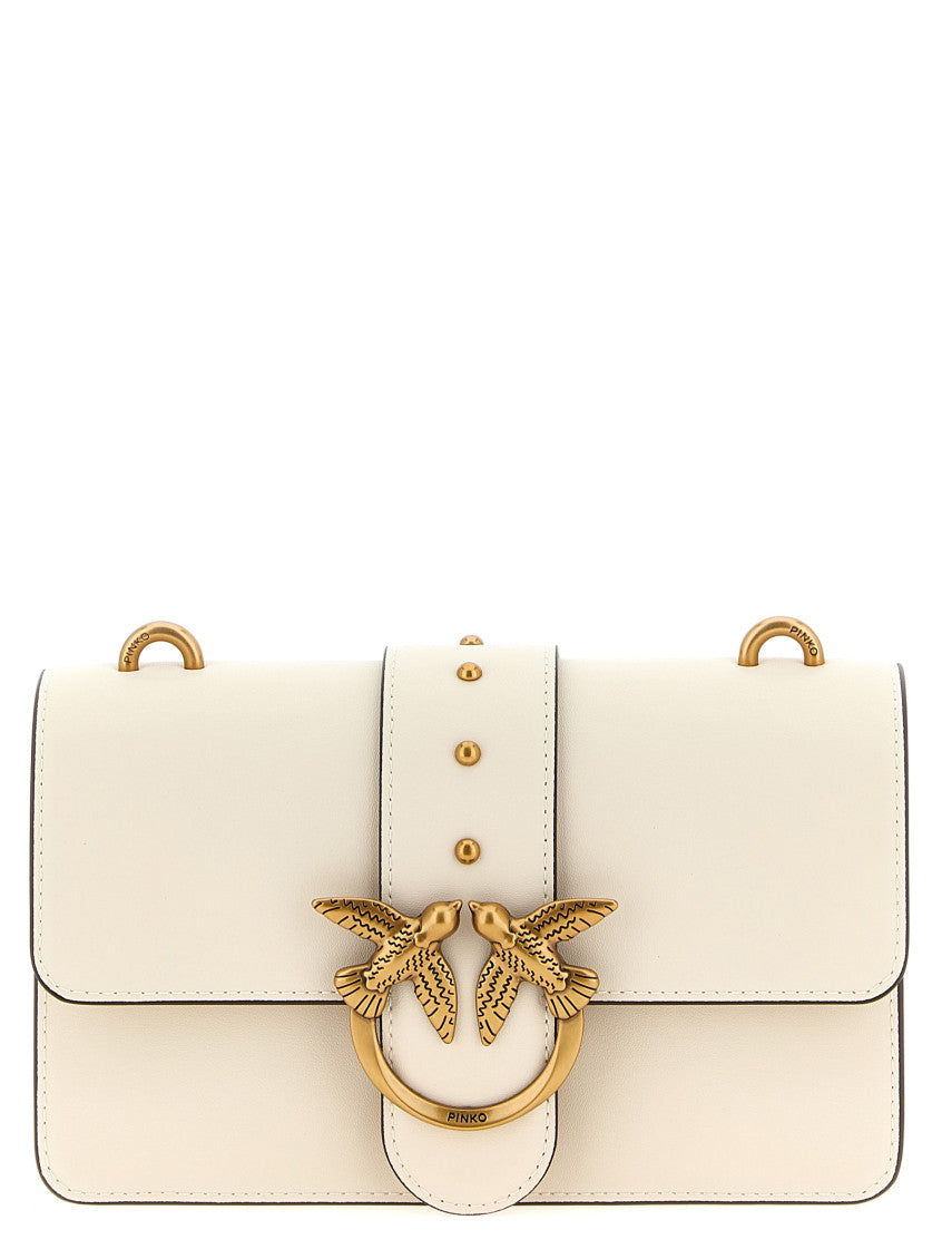 White 'Love One Mini' crossbody bag 1