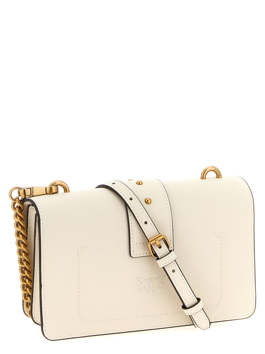 White 'Love One Mini' crossbody bag 2