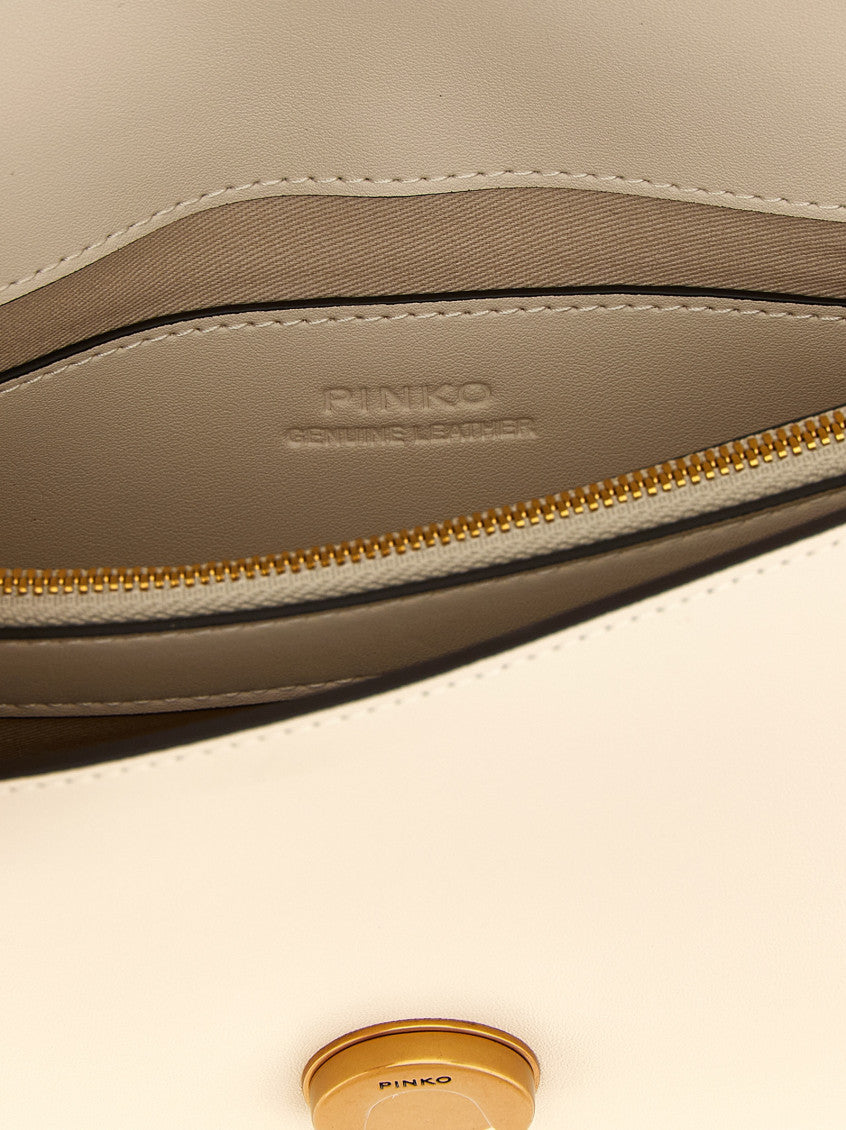 White 'Love One Mini' crossbody bag 4