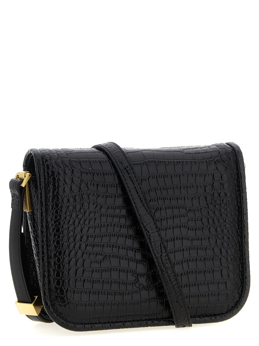 Black 'Love Box' Mini Shoulder Bag 2