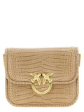 Beige 'Love Box' Mini Shoulder Bag 1