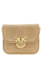 Beige 'Love Box' Mini Shoulder Bag 1