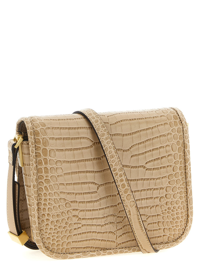 Beige 'Love Box' Mini Shoulder Bag 2