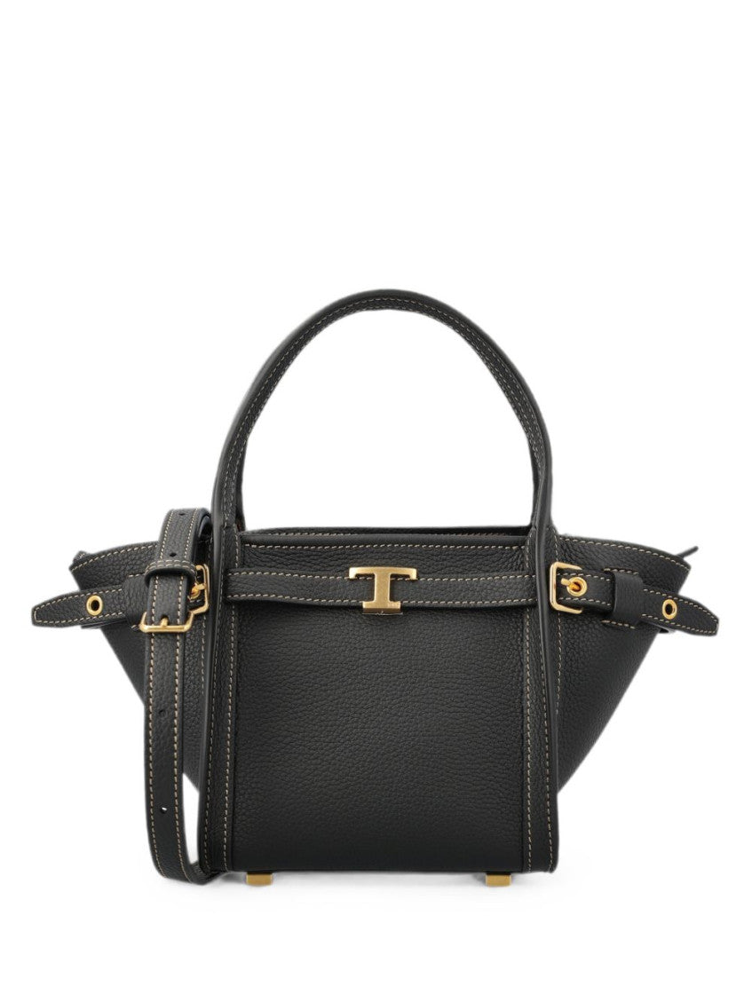 Brown T Timeless Top Zip Mini Tote 1