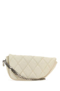 White leather Shield Lock shoulder bag 1