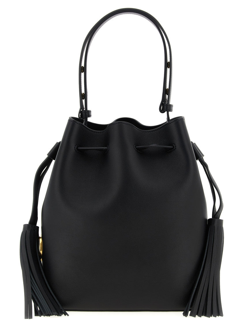 Black VLogo Bucket Bag 1
