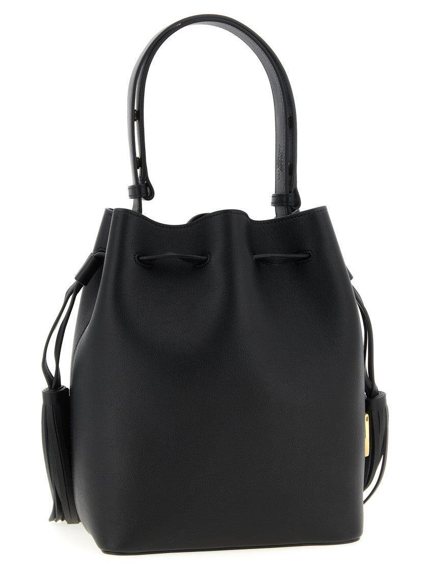 Black VLogo Bucket Bag 2