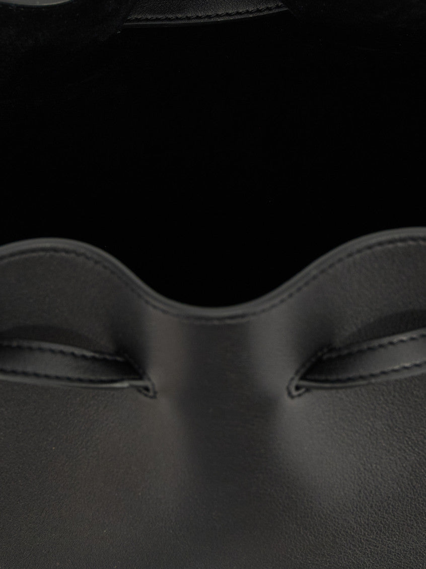 Black VLogo Bucket Bag 4