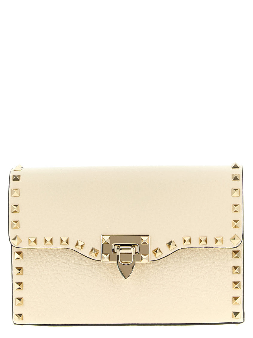 White Rockstud Small Crossbody Bag 1