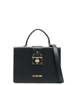 Black Logo Mini Satchel 1