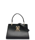 Black Logo Plaque Mini Satchel 1