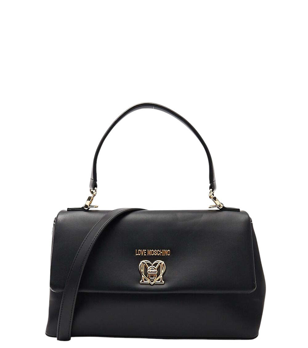 Black Logo Small Satchel 1