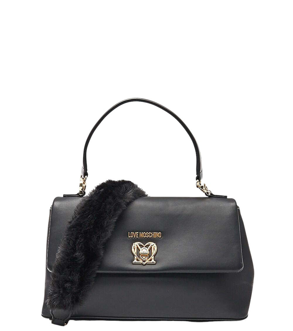 Black Logo Small Satchel 2