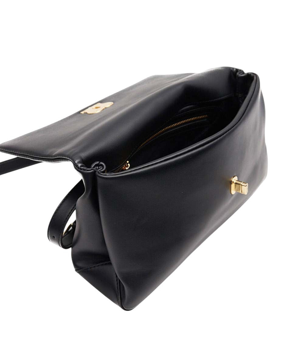 Black Logo Small Satchel 4