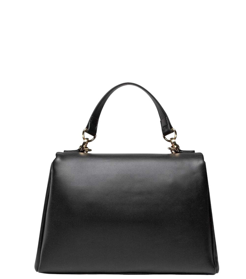 Black Logo Small Satchel 3