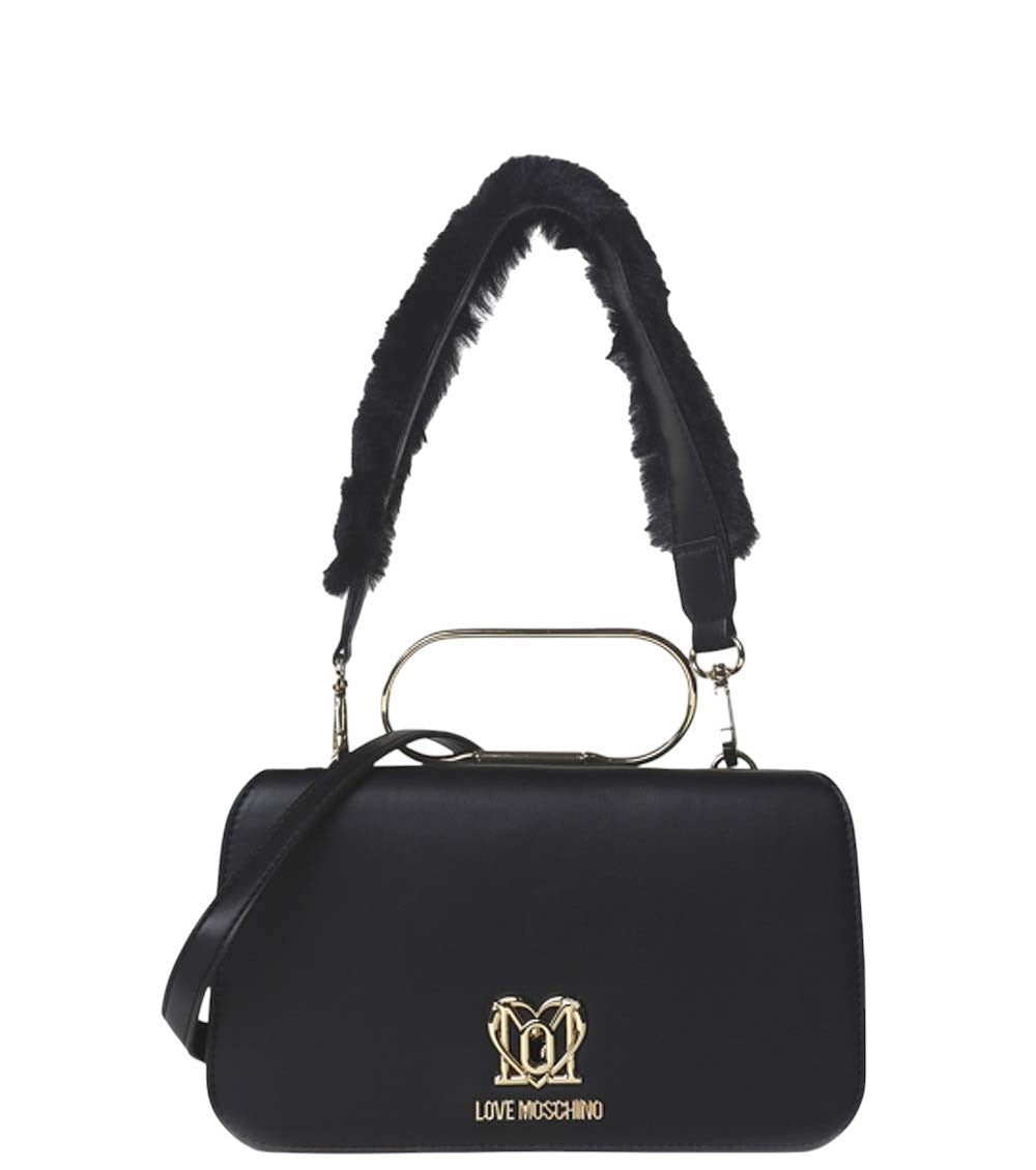 Black Logo Small Shoulder Bag 1