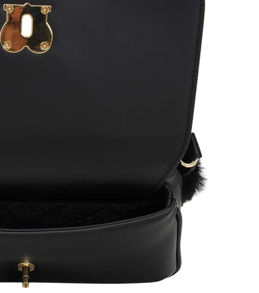 Black Logo Small Shoulder Bag 3