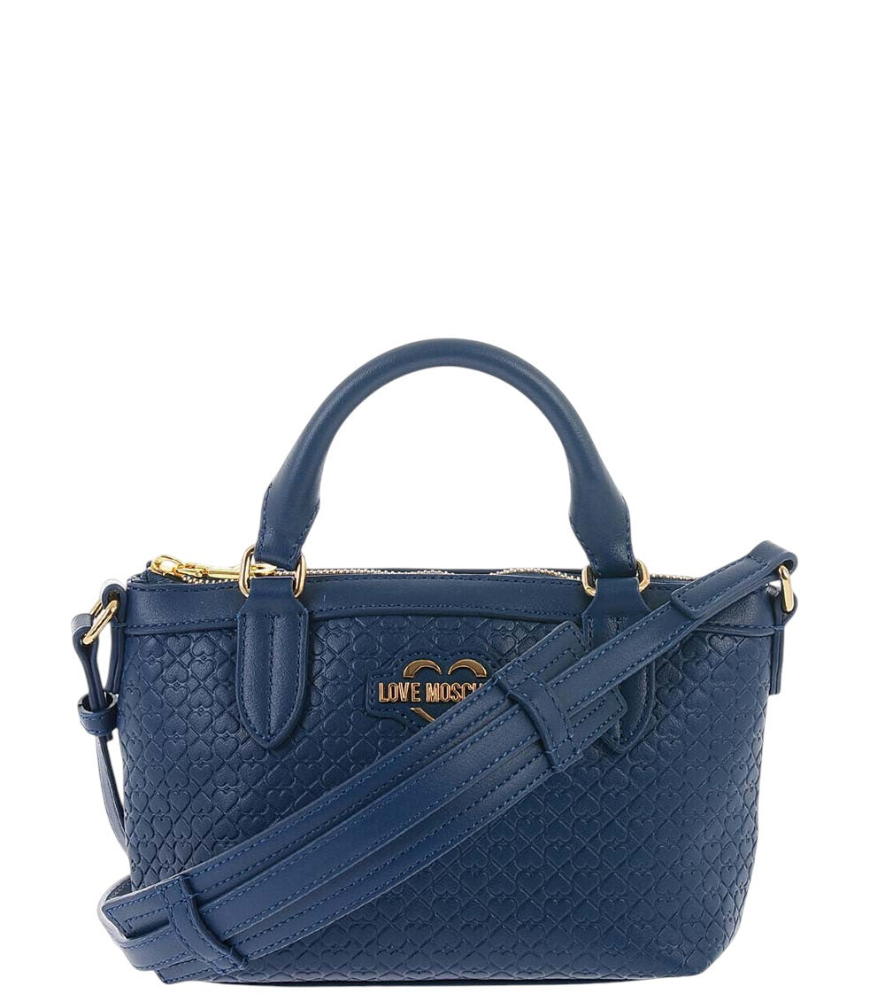 Dark Blue Valentina Mini Satchel 2