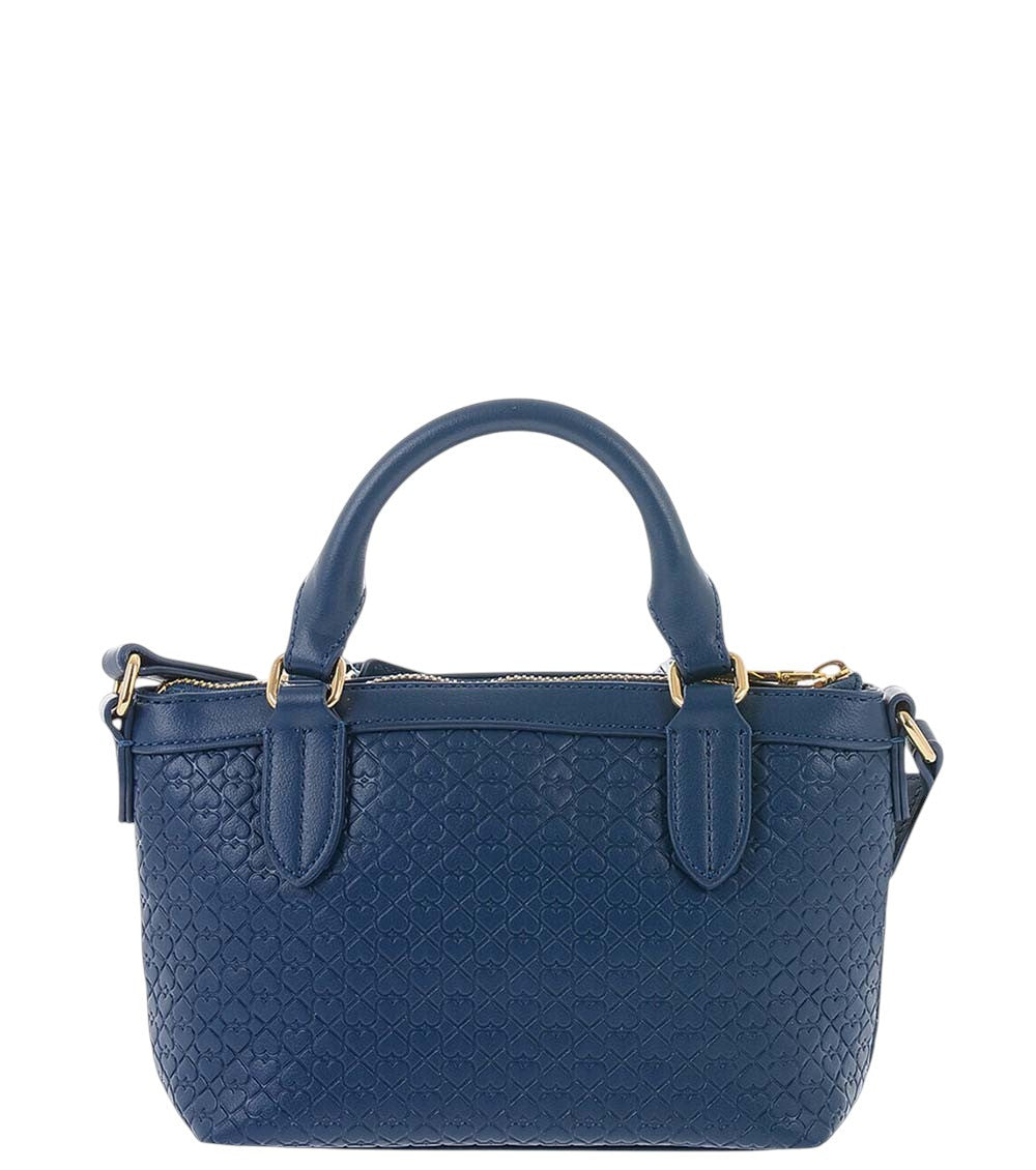 Dark Blue Valentina Mini Satchel 3
