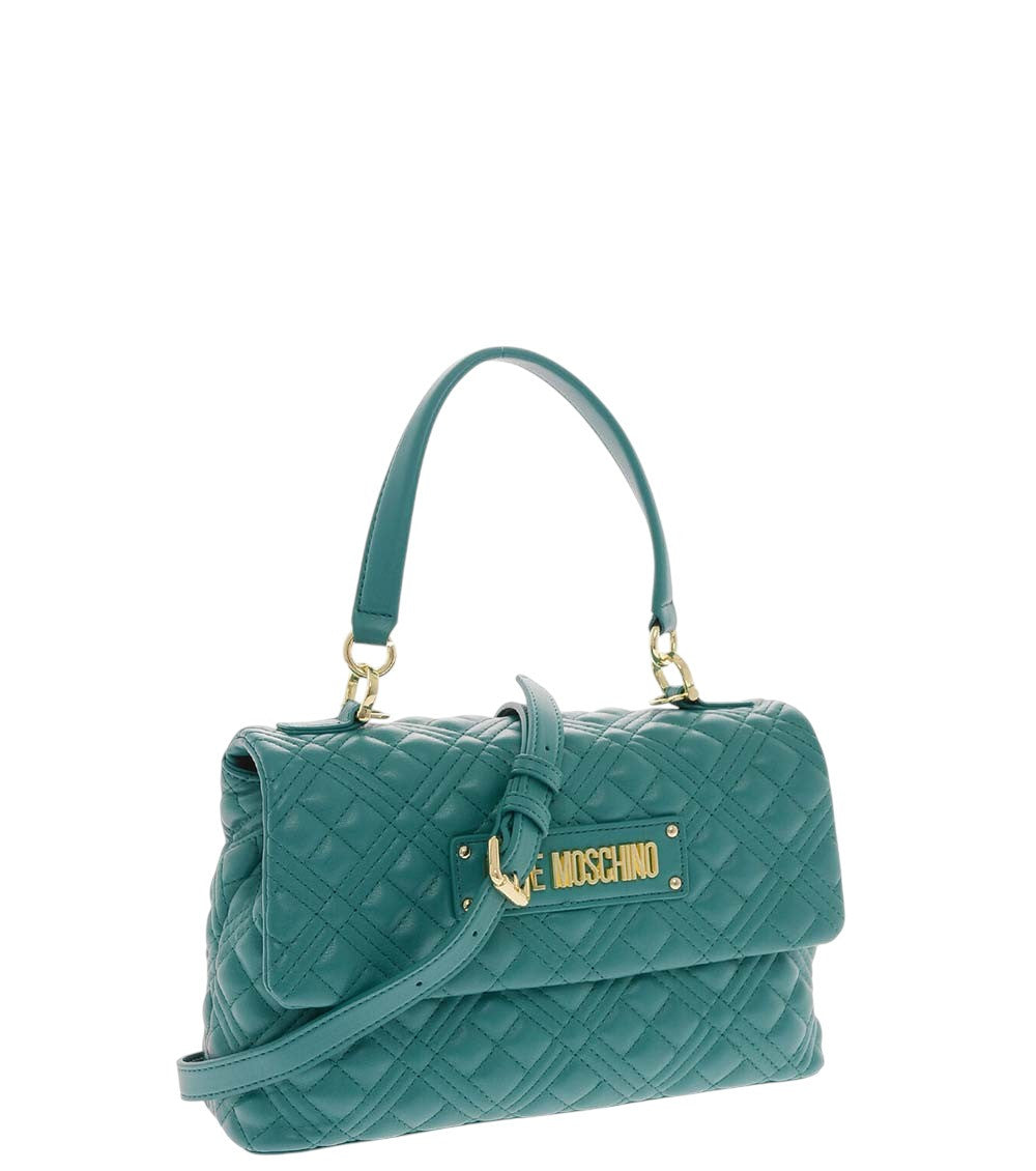 Green Logo Small Satchel 3