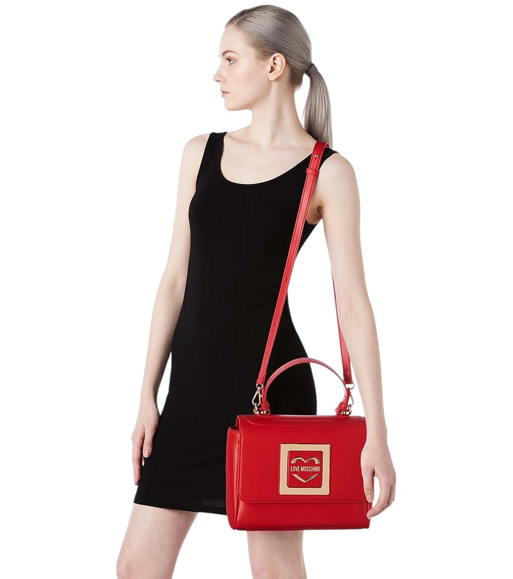 Red Logo Small Satchel 4