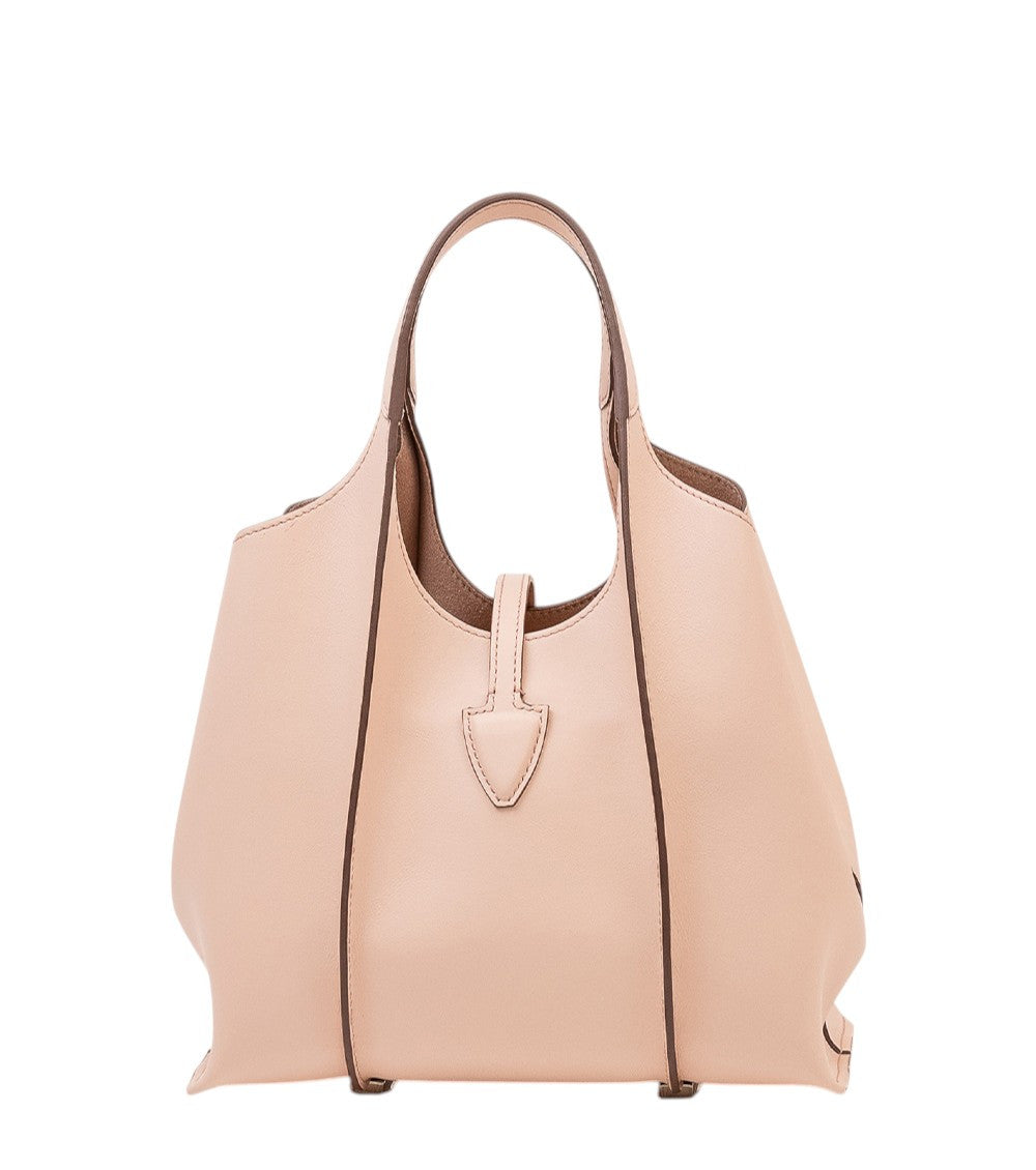 Beige T Timeless Mini Tote 2