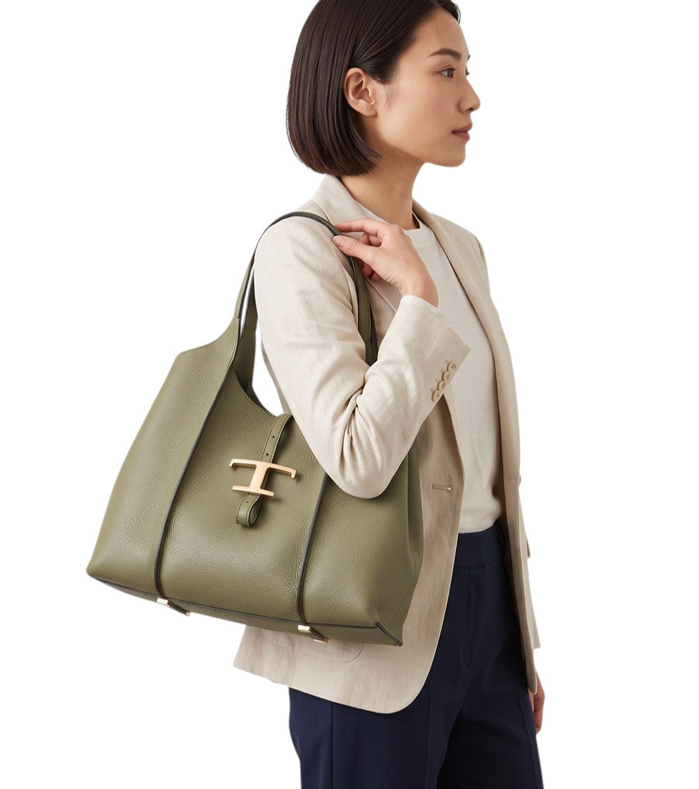 Green T Timeless Small Tote 4