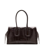 Dark Brown Babe City Large Tote 1