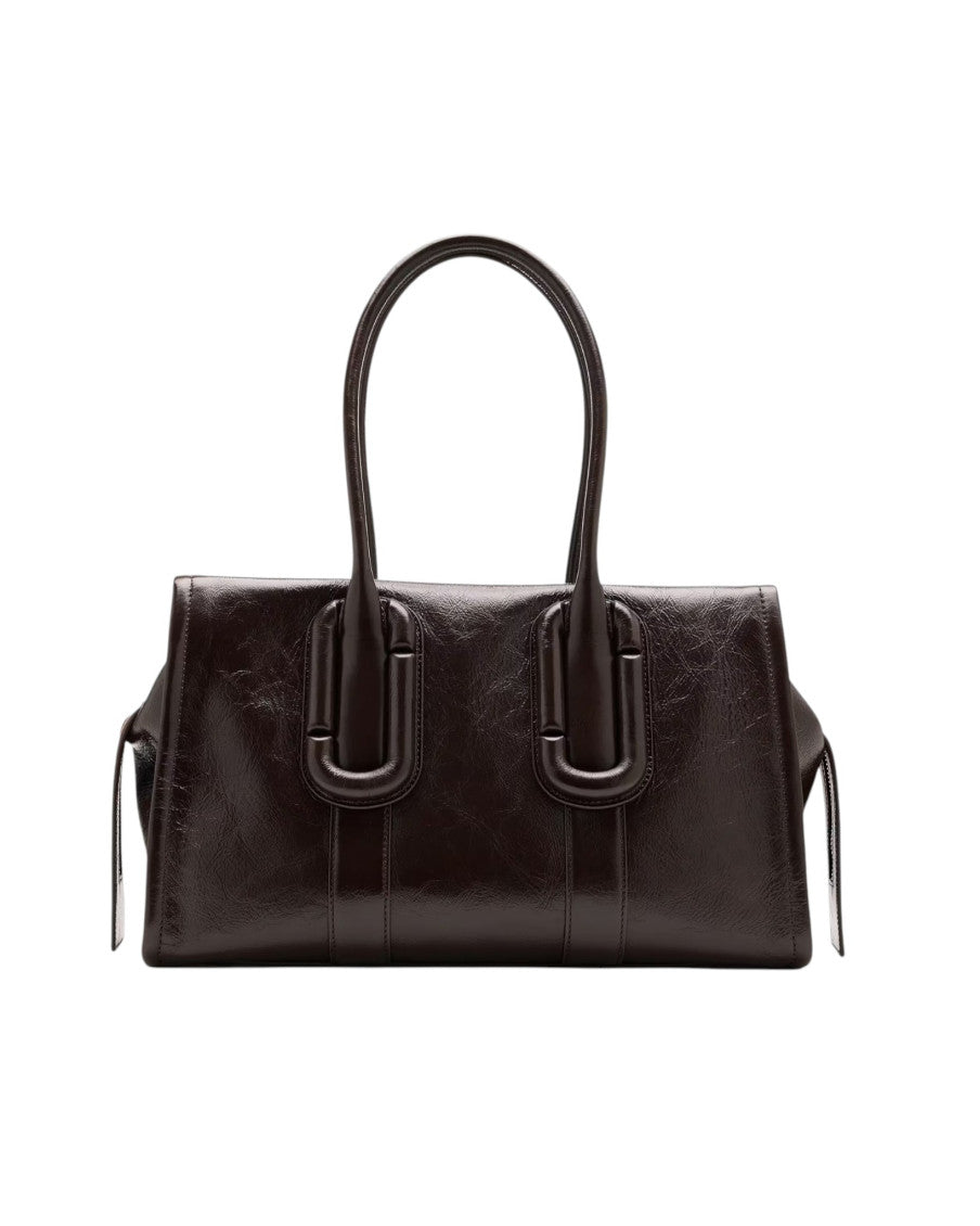 Dark Brown Babe City Large Tote 2