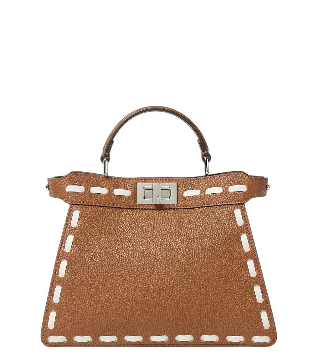 Brown Peekaboo ISeeU Small Satchel 1