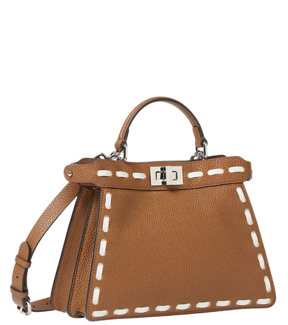 Brown Peekaboo ISeeU Small Satchel 2