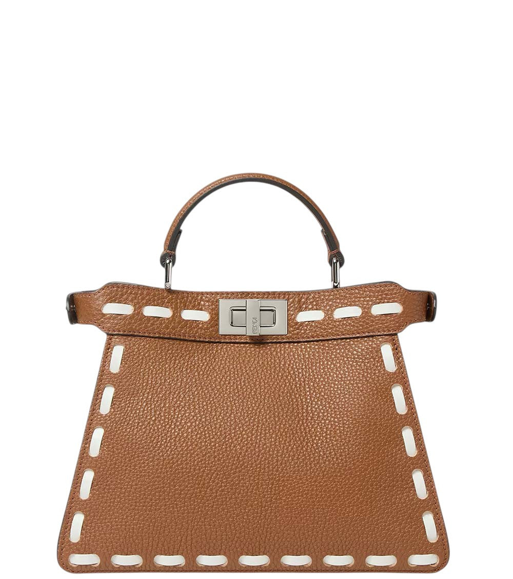 Brown Peekaboo ISeeU Small Satchel 3