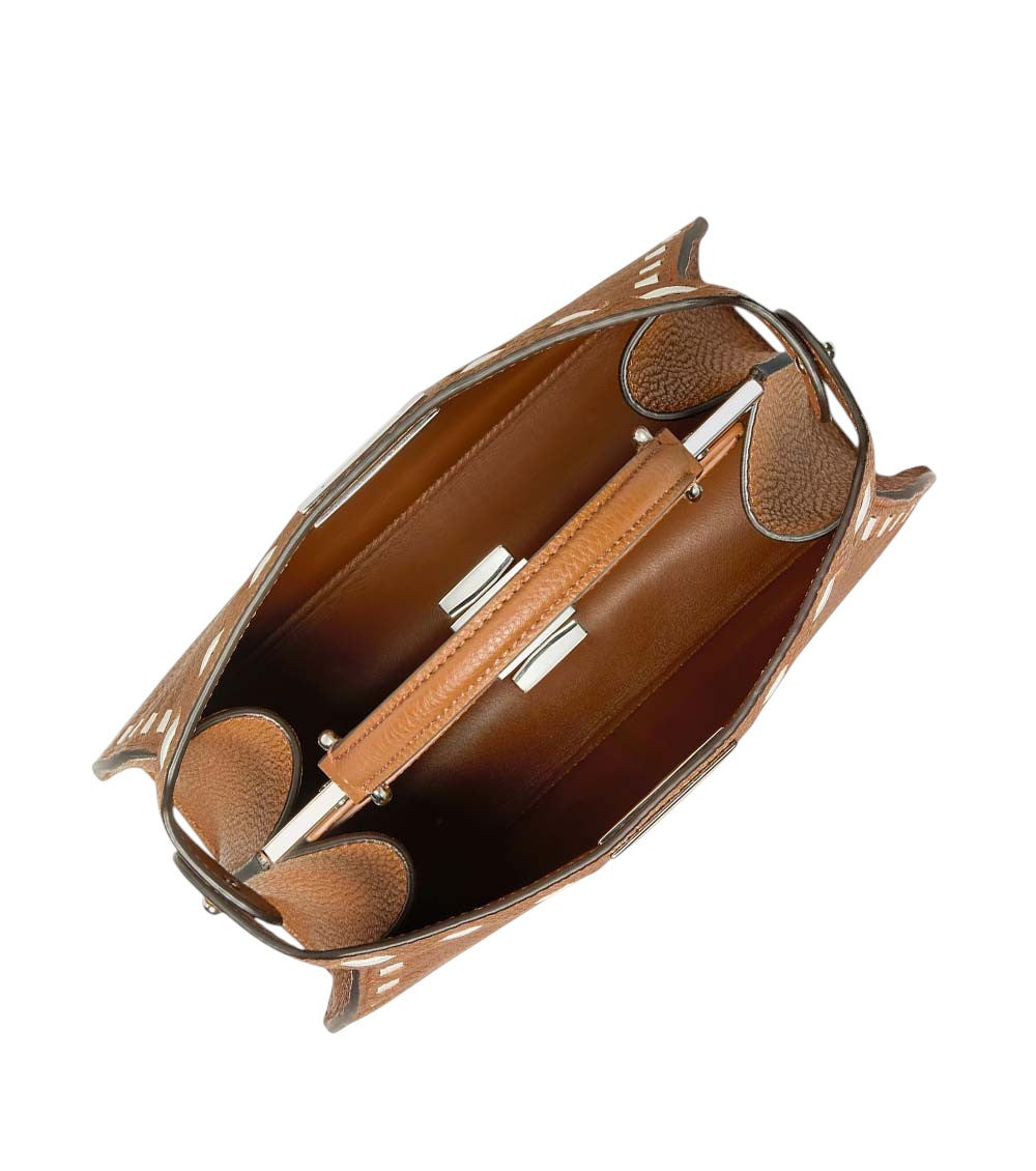 Brown Peekaboo ISeeU Small Satchel 4