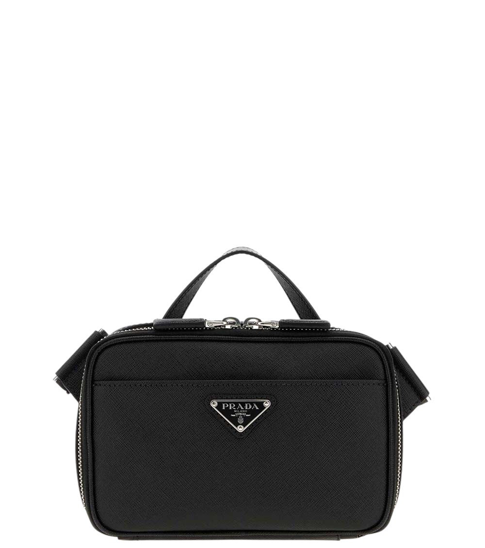 Black Logo Mini Crossbody Bag 1