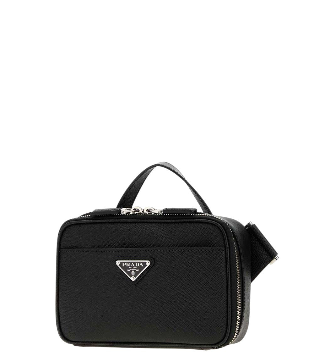 Black Logo Mini Crossbody Bag 2