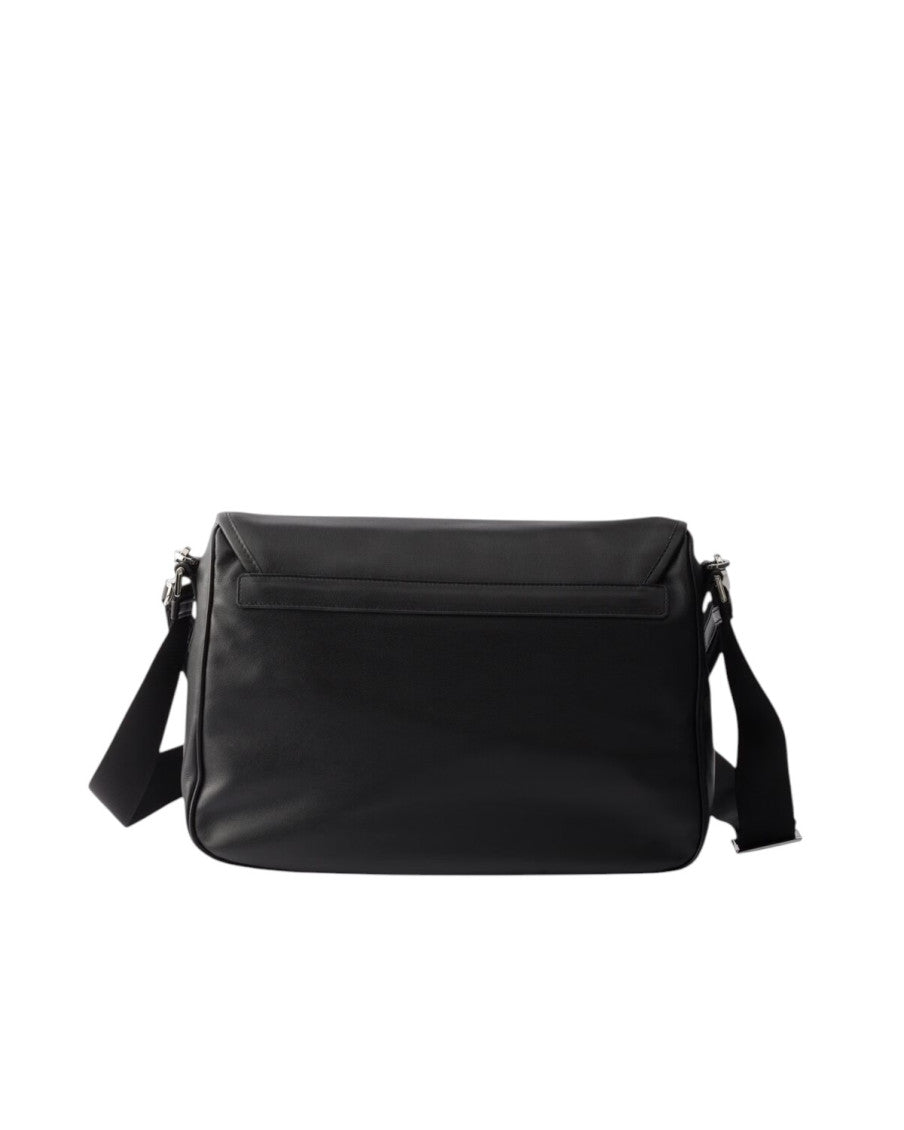 Black Logo Large Crossbody Bag 2